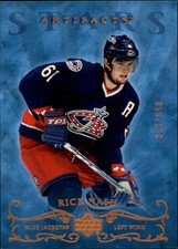 2006-07 Artifacts Blue Jackets Hockey Card #163 Rick Nash S /999