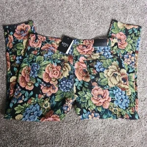 NWT Boohoo MAN Floral Heavyweight Size 42R x 32 Long Pants - Picture 1 of 7