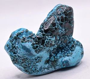 190g Chrysocolla w/ Globular Malachite Specimen Polished Natural Mineral Mexico - Picture 1 of 5