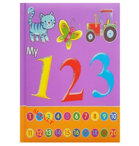 NEW MY 123 BOOK - QUALITY HARDBACK KIDS CHILDRENS BOOK NURSERY NUMBER SKILLS - Imagen 1 de 4