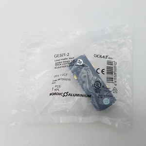 NORDIC GES21-2 LINEAR COUPLER Black Track Lighting Fitting - Picture 1 of 7