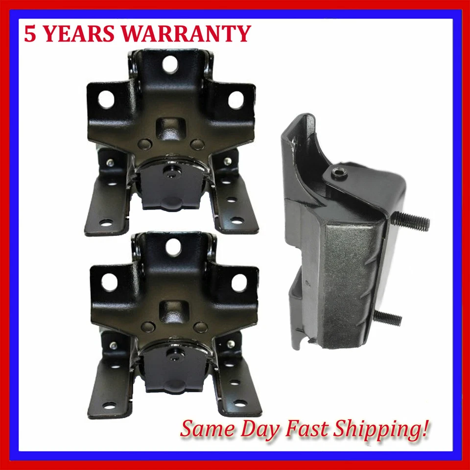 Motor Motor y transmisión. Juego de 3 piezas de montaje automático para 2909 2909 2638 Hummer H2 6,0 L Foto 1 de 4