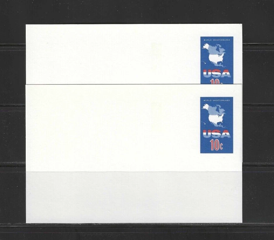 New Small Pack of 2 UX59 U. S. Mint Postal Cards - Image 1 of 1