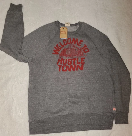 🤘Houston Rockets🤘 "Welcome To Hustle Town" Homage Sweatshirt NBA Sz XL🔥 Cover