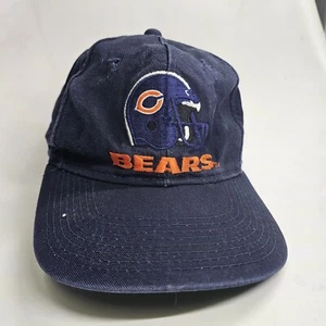 Chicago Bears Helmet NFL Football Adult Mens Hat Cap Adjustable Blue i4a - Picture 1 of 8