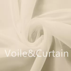 Ivory voile fabric wholesale 70cm (28") wide super quality wedding drapes - Picture 1 of 1