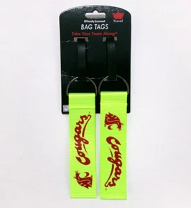 WSU Washington State University Bolsa de Equipaje Etiquetas Alta Visibilidad NUEVO - Imagen 1 de 5