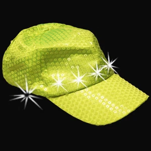 Gorras deportivas de béisbol con iluminación LED de neón rave fiesta carrera nocturna sombreros de seguridad club EE. UU. - Imagen 1 de 10