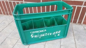 CAJA SIFONES siglo XX CARBONICA GUIPUZCOANA S.A coleccion AGUA DE SELTZ plastico - Imagen 1 de 4