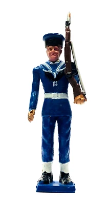 VINTAGE AOHNA ATHENA ΑΘΗΝΑ HELLENIC NAVY SAILOR PLASTIC SOLDIER GREEK USED RARE - Image 1 of 4