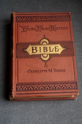 Young Folks' Bible History Charlotte Yonge - 1880 First Edition HC VG - Image 1 of 4
