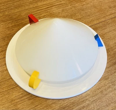 Retro IKEA 1980’s Ceiling Light in Memphis Milano style - Image 1 of 3