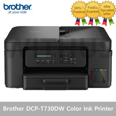 Brother DCP-T730DW Multifunction Color Ink Printer all-in-one 2-sided Inkjet= - Image 1 of 4