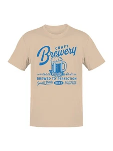 Camiseta para hombre Brewed to Perfection Craft Beer - Imagen 1 de 6