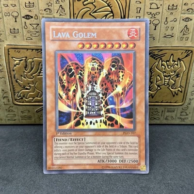 Yugioh Lava Golem PGD-107 1st Edition Secret Rare VLP - Image 1 of 2