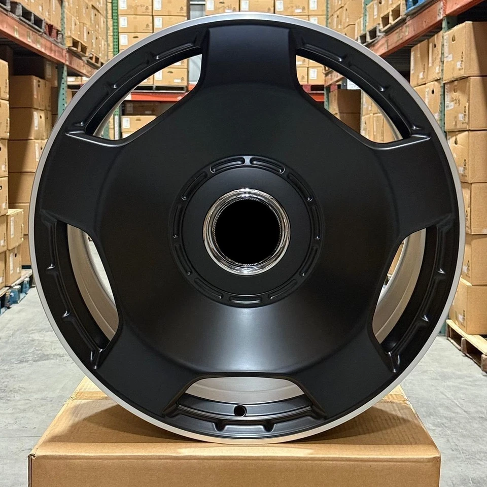 20" GT63 AMG MONOBLOCK STYLE BLACK WHEELS FITS MERCEDES BENZ SL500 SL550 SL55 - Image 1 of 4