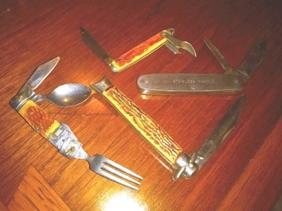 Lote de navajas de bolsillo vintage Kutmaster Colonial  Foto 1 de 4