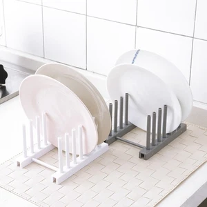 Estante para tazones de almacenamiento estantes para platos taza de secado para mostrador plato de cocina - Imagen 1 de 11