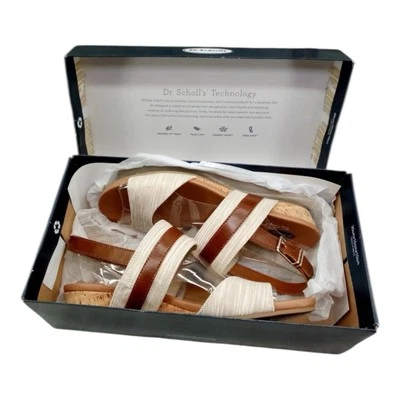 Sandalias Dr. Scholl's MINKA Harmony a Rayas Talla EE. UU. 7,5 M con Caja Original 1739 Foto 1 de 4