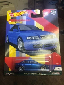 HOT WHEELS PREMIUM REAL RIDERS CAR CULTURE 5/5 AUDI S4 QUATTRO - Picture 1 of 1