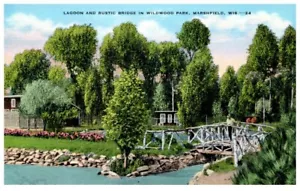 Postal vintage de Marshfield Wisconsin Wildwood Park - P39 - Imagen 1 de 2