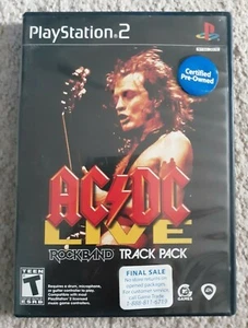 AC/DC Live: Rock Band Track Pack (Sony PlayStation 2, 2008) EN CAJA ENVÍO GRATUITO - Imagen 1 de 4