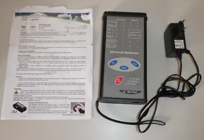 NetTest Ethernet Reflector 5700-001-REFL_+ Steckernetzteil + engl. Kurzanleitung - Bild 1 von 4