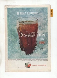 Be Really Refreshed - Reach For Coke! - Vintage Magazine Ad - 1959 - #2 - Picture 1 of 2
