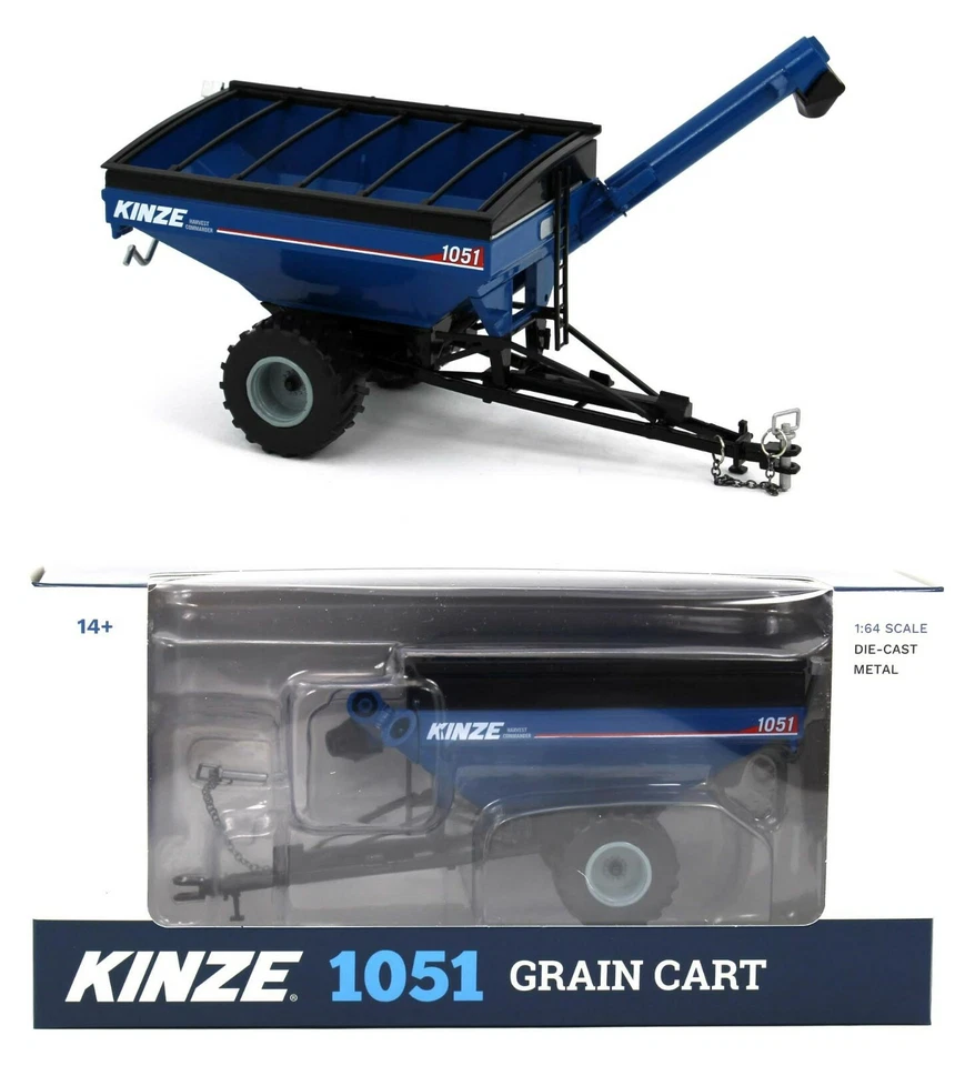 2022 SPECCAST 1:64 *KINZE* Model 1051 *GRAIN CART* w/FLOTATION TIRES NIB! - Image 1 of 4