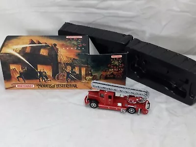 1993 Matchbox Models of Yesteryear 1932 Mercedes Benz Ladder Truck Boxed FREESHP - Image 1 of 2