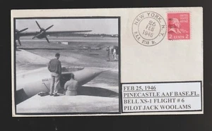 BELL XS-1 FLIGHT #6 ,--FEB 25,1946 TEST PILOT JACK WOOLAMS - Picture 1 of 1
