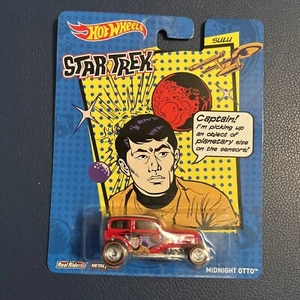 MIDNIGHT OTTO Sulu - 2014 Hot Wheels Pop Culture STAR TREK Real Riders 1:64 - Picture 1 of 1