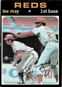 1971 TOPPS #40 LEE MAY (CINCINNATI REDS) First Base ⚾️BASEBALL CARD Nice 👍 - Bild 1 von 2