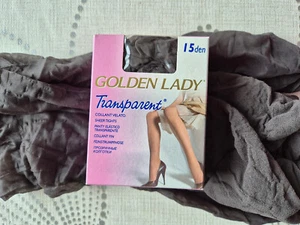 Lot 6 collants Taille 2 (= S) couleur Fume 15 deniers Golden Lady - Imagen 1 de 5