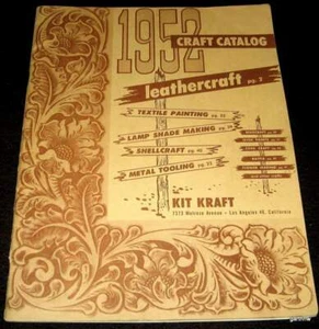 KIT CUERO 1952 CATÁLOGO KRAFT HERRAMIENTAS SHELLCRAFT LÁMPARAS PANTALLAS HERRAMIENTAS - Imagen 1 de 2