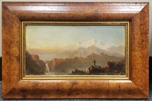 ALEXANDER LOEMANS 1818-94 ORIGINAL OIL PAINTING NATIVE INDIAN PERUVIAN LANDSCAPE - Picture 1 of 6