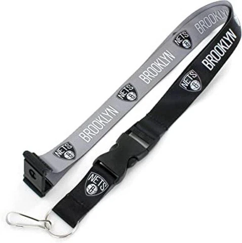 Brooklyn Nets Two Tone Lanyard Keychains Cover