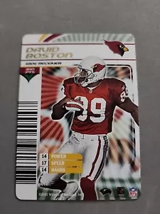 WOTC NFL SHOWDOWN 2003 DAVID BOSTON BASE SET FOIL CARD #001 - Imagen 1 de 2