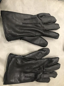 UGG Size Large Women Genuine leather  Gloves  , Fur Lined Very Soft - Picture 1 of 6