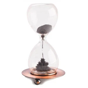 Timer sabbia magnetico casa clessidra scrivania ferro ripieni decorazione gadget - Foto 1 di 3