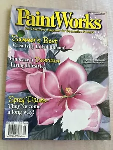 Revista Paint Works septiembre 2004 tole, acuarela, pintura de arte popular - Imagen 1 de 2