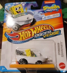 New 2024 Hot Wheels Racer Verse SPONGE BOB SQUAREPANTS in Bathtub - Picture 1 of 5