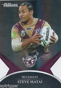 2016 NRL Traders Black Parallel Special (PS029) Steve MATAI Sea Eagles - Picture 1 of 1