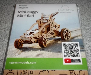 UGEARS Mechanical Models Mini Buggy Wooden Model Kit UG70142 Ideal Gift NEW - Picture 1 of 8