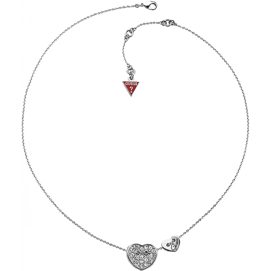 Collana Guess UBN21301 Donna Silver Guess Misura 45 Bigiotteria Nuovo - Immagine 1 di 1