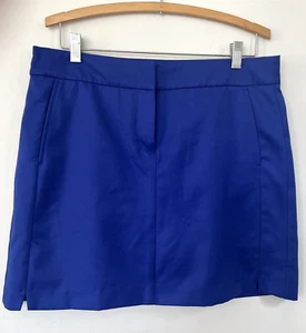IZOD Golf sportlicher Rock Rock blau Reißverschluss Taschen Größe 10 - Bild 1 von 5