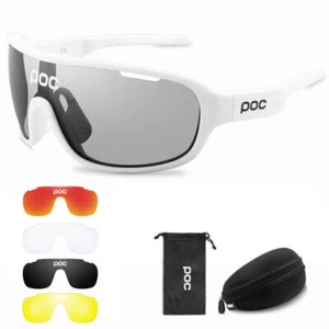 POC Cycling Goggles Sunglasses Gift Photochromic Polarized Glasses Sports Lens - Picture 1 of 18
