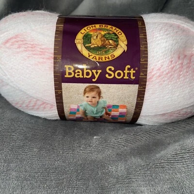Lion Brand Baby Soft #3 Acrylic/Nylon Yarn 4 oz 367 Yds Parfait Print New 1 Skei - Image 1 of 2