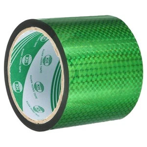 Washi Prism Tape 80mm Wide for DIY Crafts, Green - Picture 1 of 5