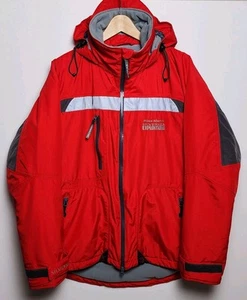 Silversea Expeditions Hooded Parka Men's Medium Red Soft Shell Winter Sailing - Picture 1 of 14